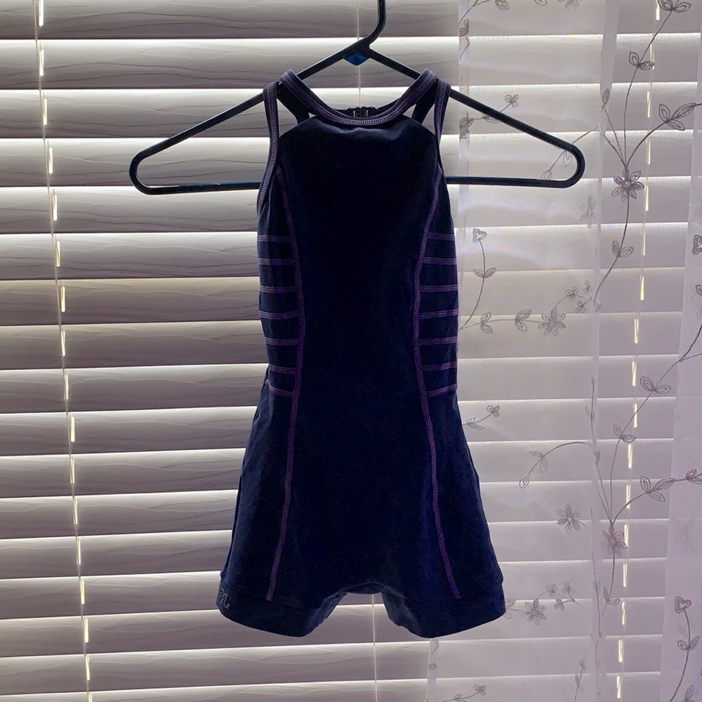 Blue and Purple dance unitard !